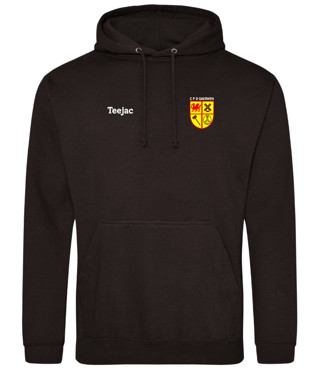 CPD Gaerwen Classic Hoody Red or Black - Image 2