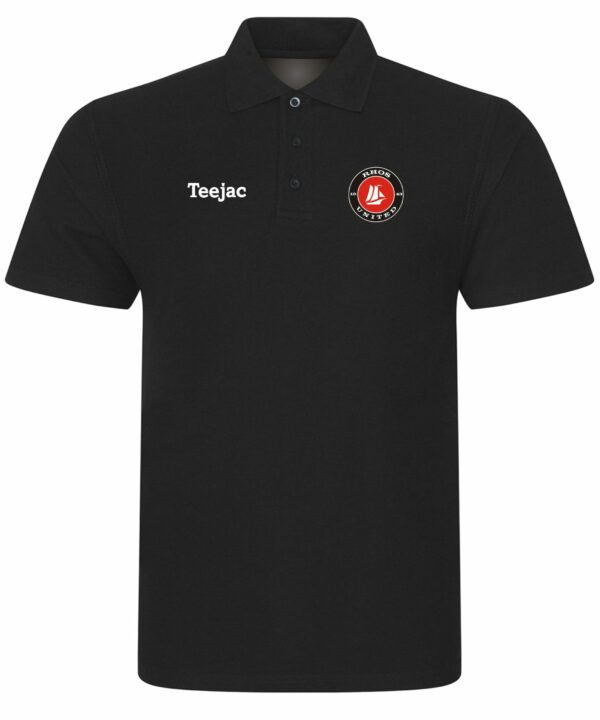 Rhos United FC Classic Cotton Polo - Image 2