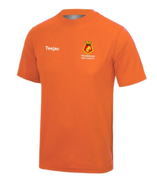 Trowbridge Sea Cadets Sports T-Shirt Blue or Orange