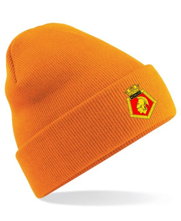 Trowbridge Sea Cadets Beanie Hat Blue or Orange - Image 2