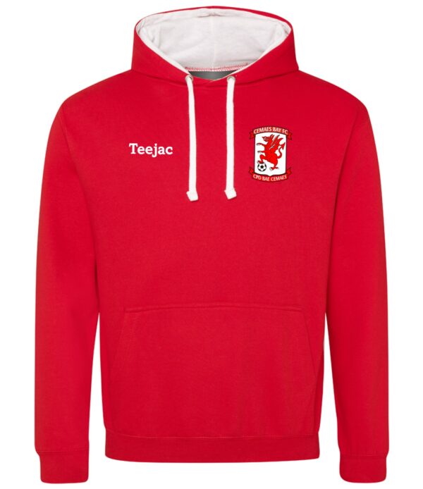 Cemaes Bay FC Junior Contrast Hoody