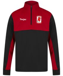 Cemaes Bay FC 1/4 Zip Tracksuit Top