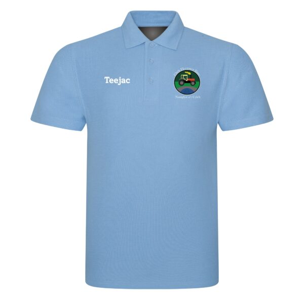 CFFI Nantglyn a'r Clych Polo Black or Sky Blue - Image 2