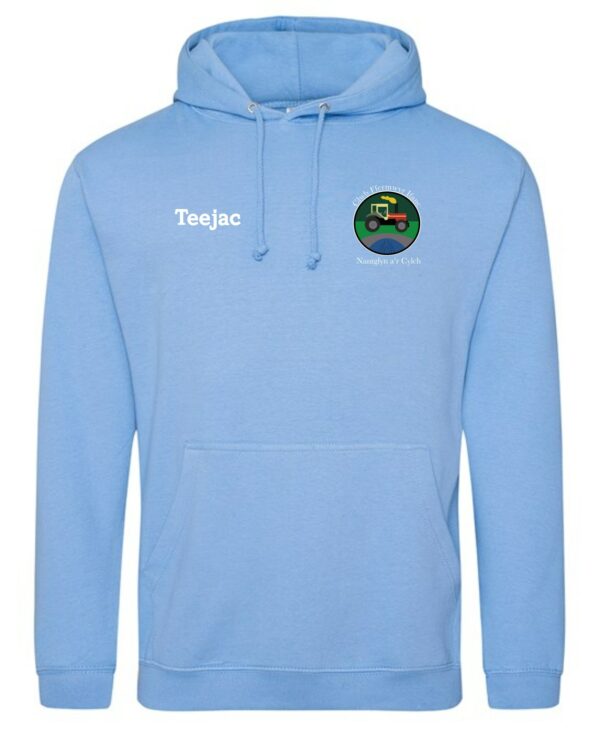 CFFI Nantglyn a'r Clych Classic Hoody Black or Sky Blue - Image 2