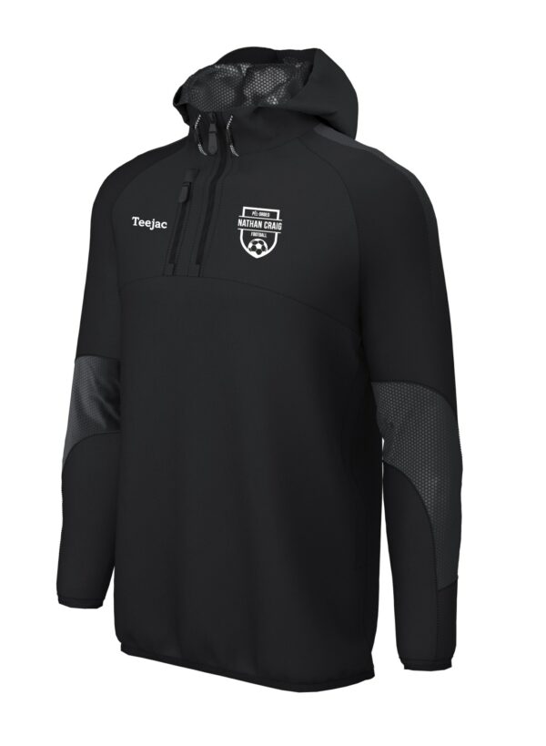 Pel Droed Nathan Craig Coach Pro 1/4 Zip Hooded Jacket