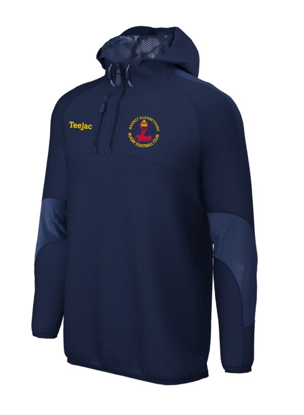 Barnet Elizabethans RFC Pro 1/4 Zip Hooded Jacket