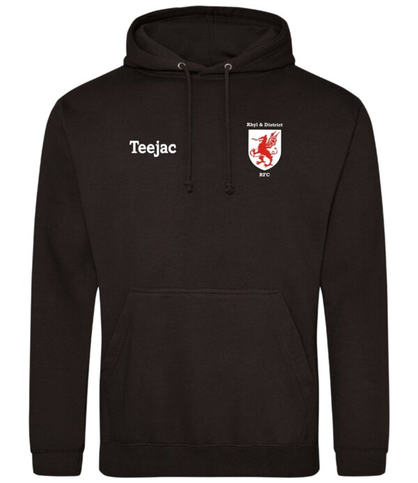 Rhyl RFC Junior Classic Hoody Black or Red