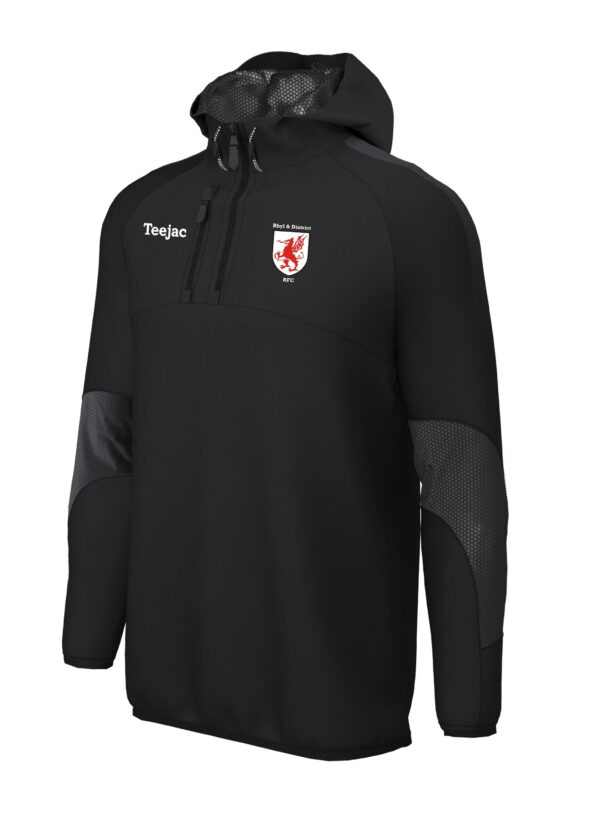 Rhyl RFC Junior Pro 1/4 Zip Hooded Jacket