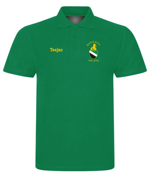Hayle RFC Cotton Polo Black or Green