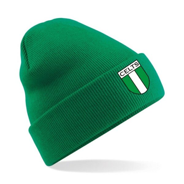 Talysarn Celts Beanie Hat Black or Green
