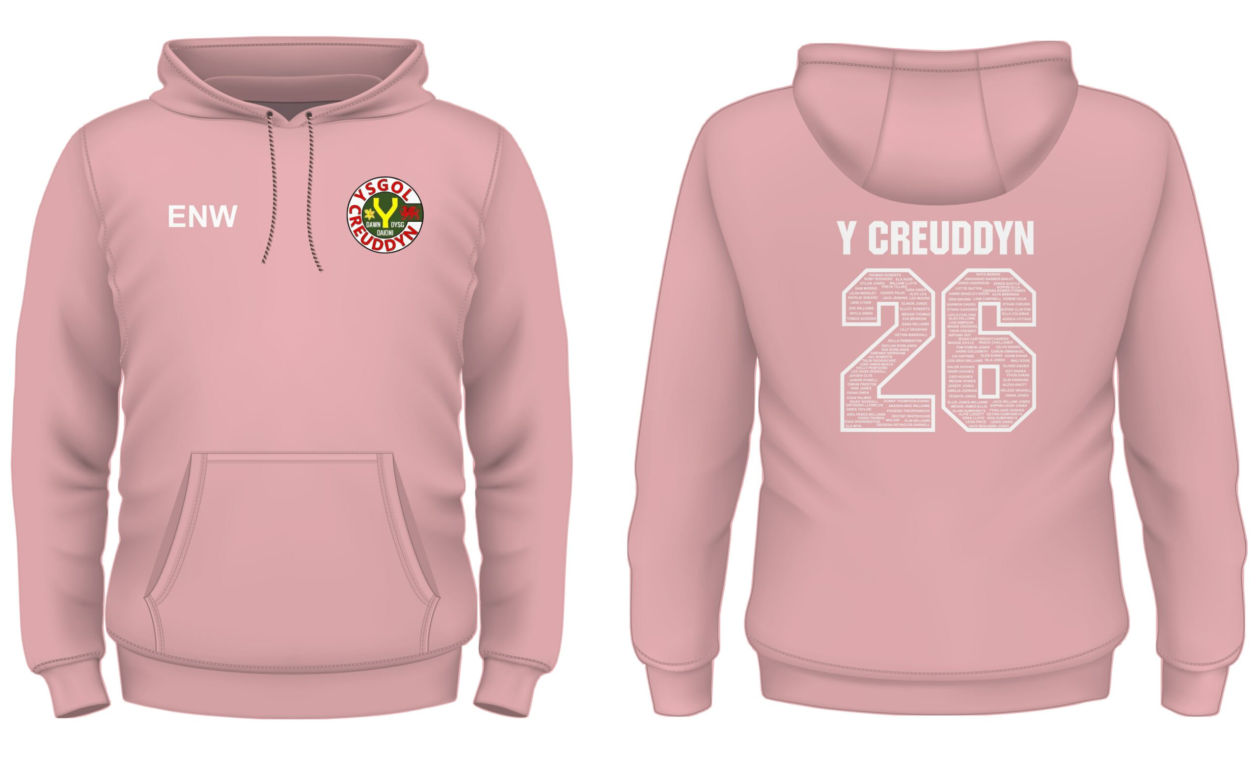 Ysgol Y Creuddyn Year 11 Leavers Hoody 2026 XS-L - Image 9