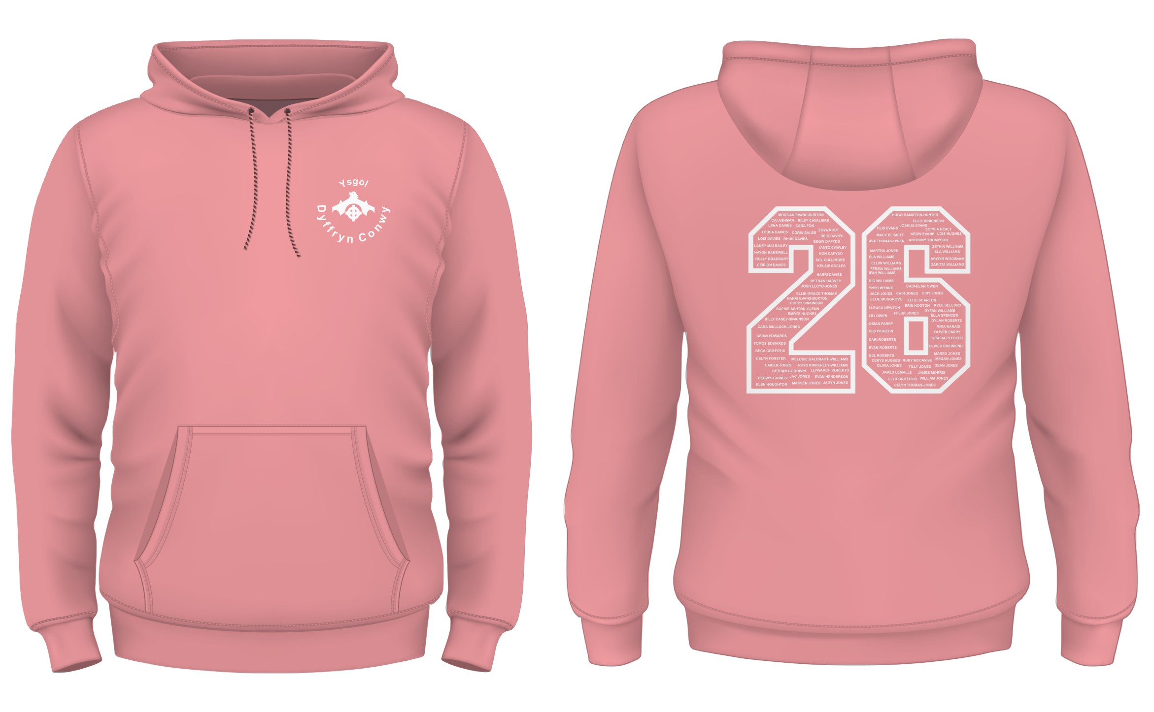 Ysgol Dyffryn Conwy Year 11 Leavers Hoody 2026 XL-3XL - Image 2