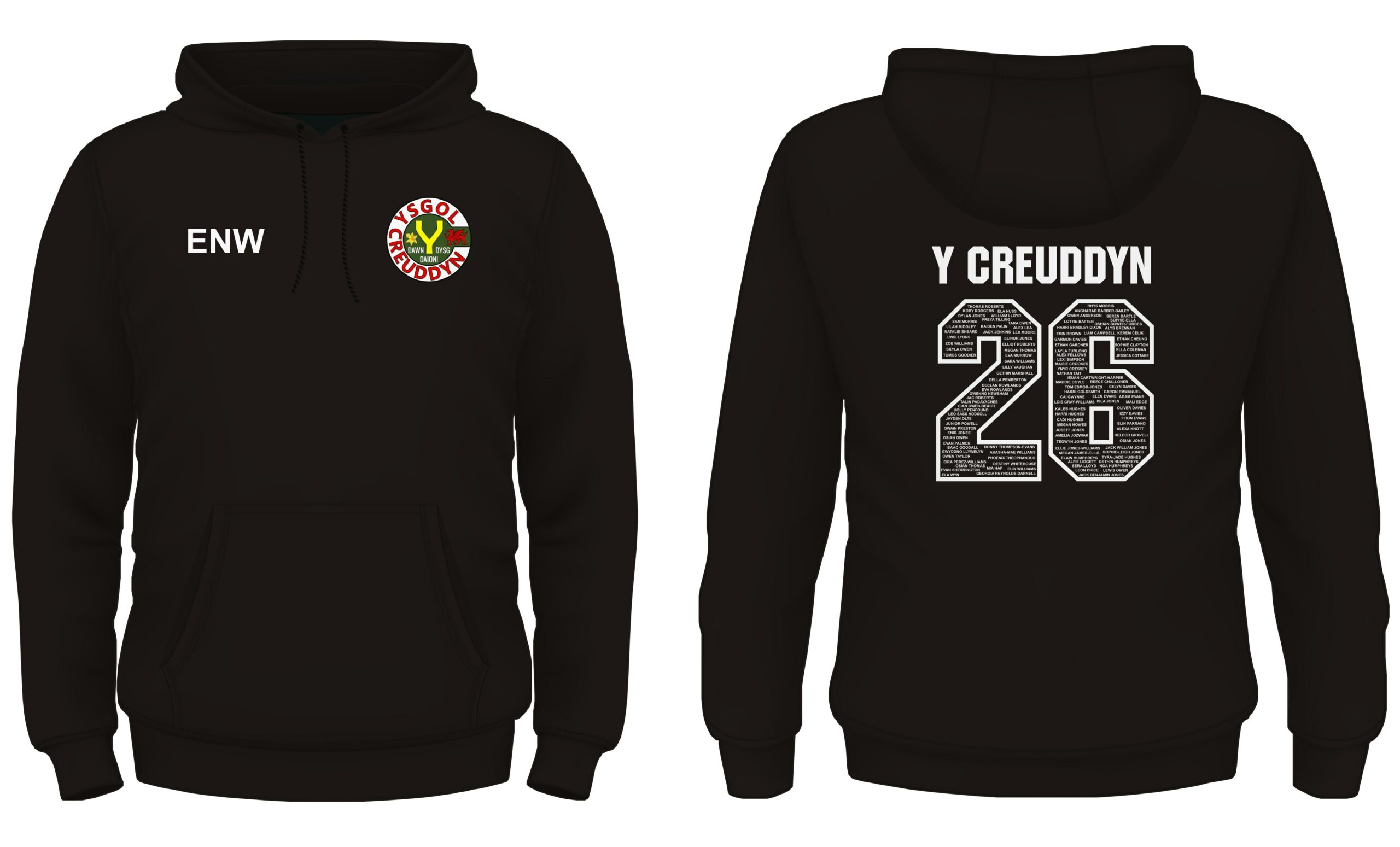 Ysgol Y Creuddyn Year 11 Leavers Hoody 2026 XS-L - Image 8