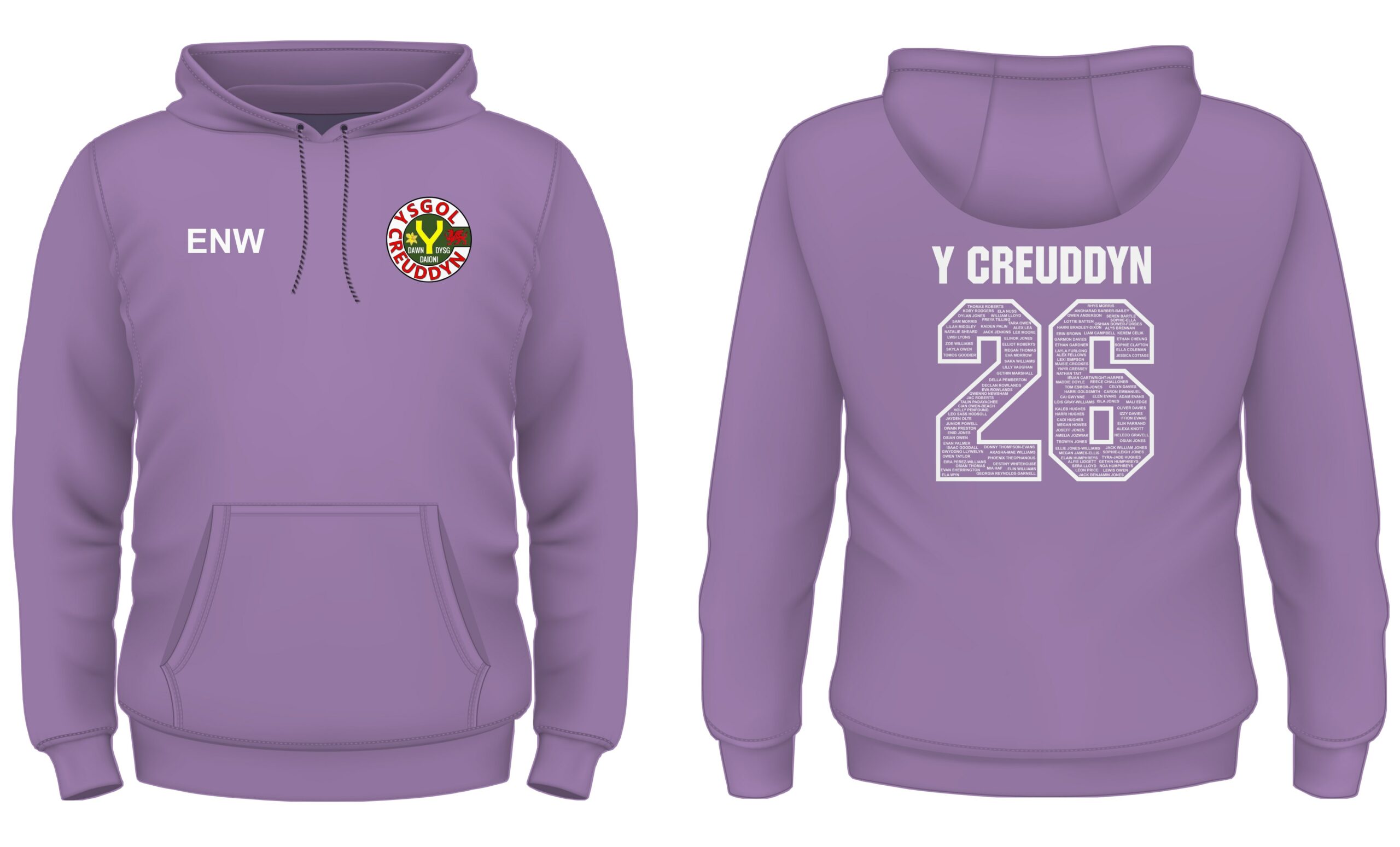 Ysgol Y Creuddyn Year 11 Leavers Hoody 2026 XS-L - Image 7