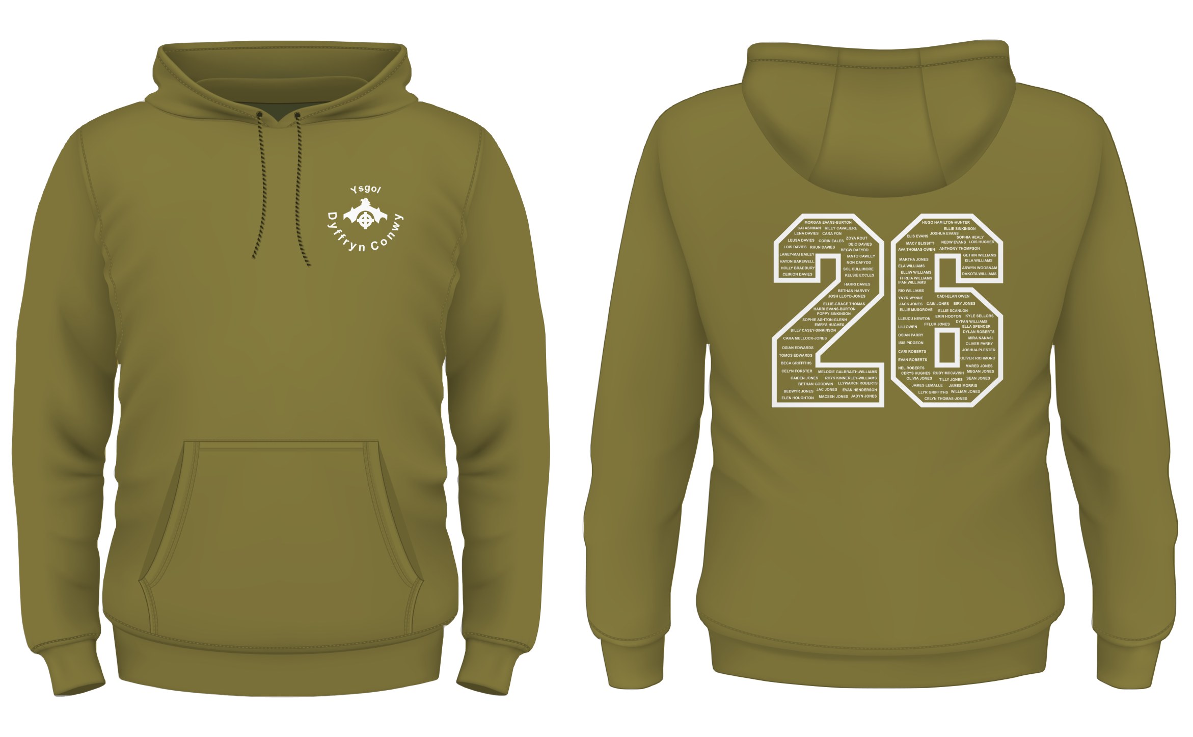 Ysgol Dyffryn Conwy Year 11 Leavers Hoody 2026 XL-3XL - Image 6