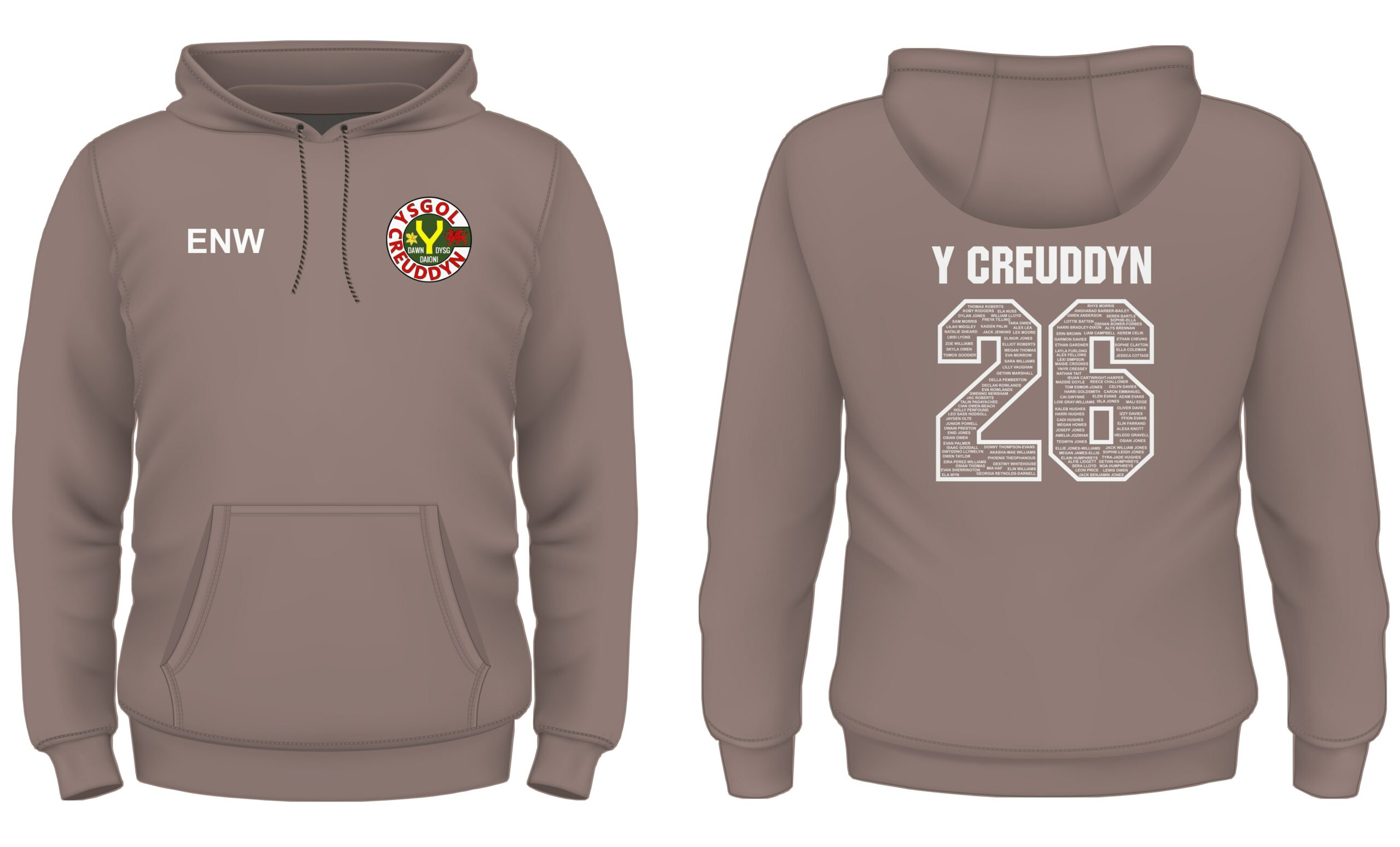 Ysgol Y Creuddyn Year 11 Leavers Hoody 2026 XS-L - Image 5