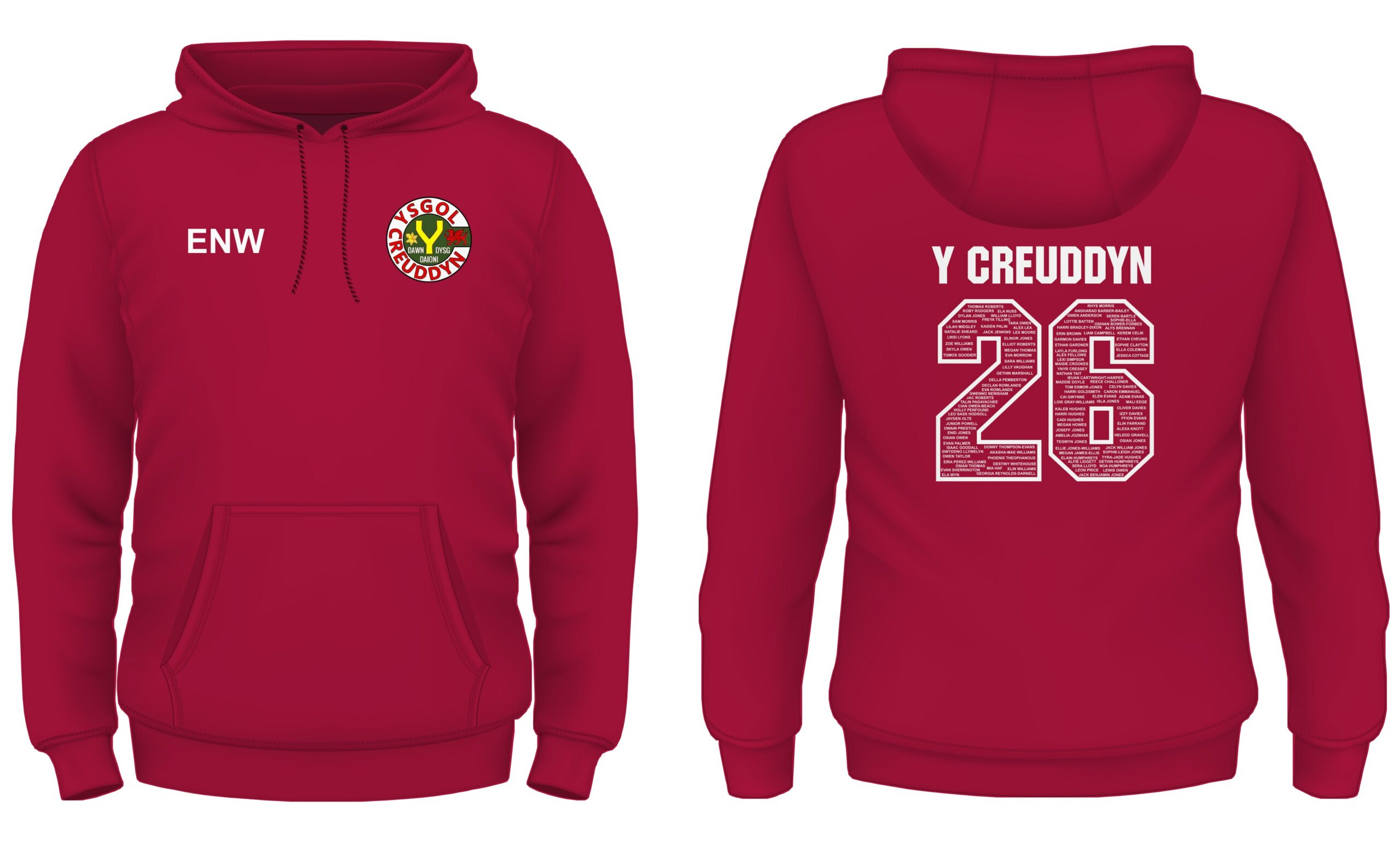 Ysgol Y Creuddyn Year 11 Leavers Hoody 2026 XS-L