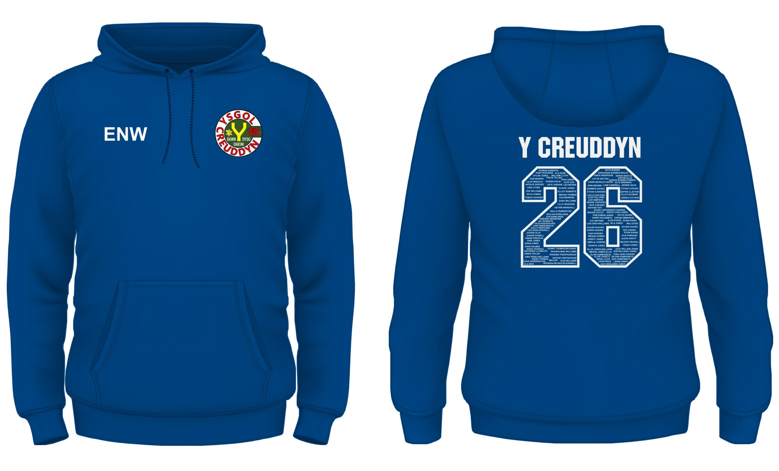 Ysgol Y Creuddyn Year 11 Leavers Hoody 2026 XS-L - Image 3