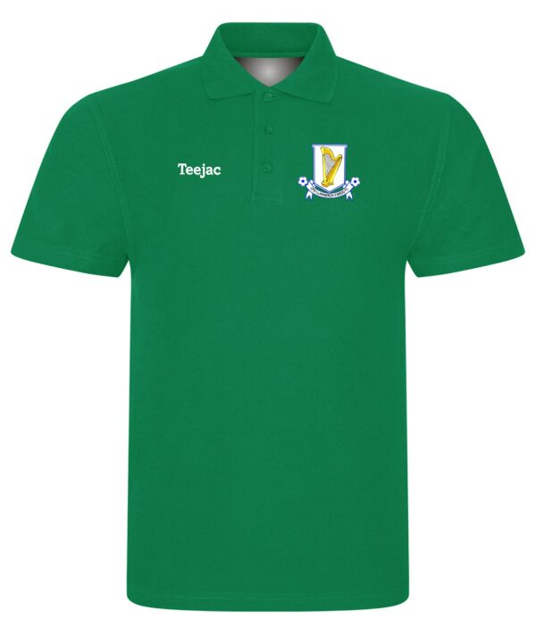 CPD Llanerchymedd Kids Classic Cotton Polo Black or Green - Image 2