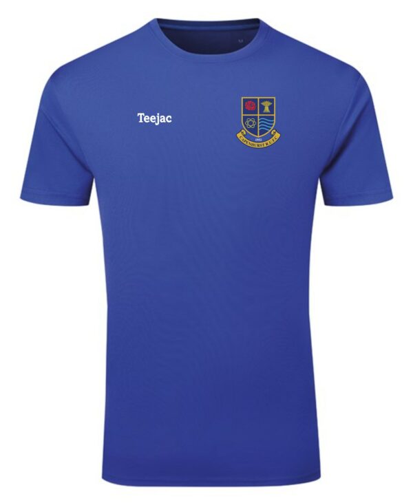 Capenhurst RUFC Kids Training T-Shirt Navy or Royal Blue - Image 2