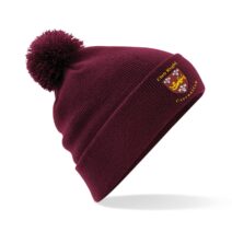 Caernarfon RFC Bobble Hat Maroon or Black