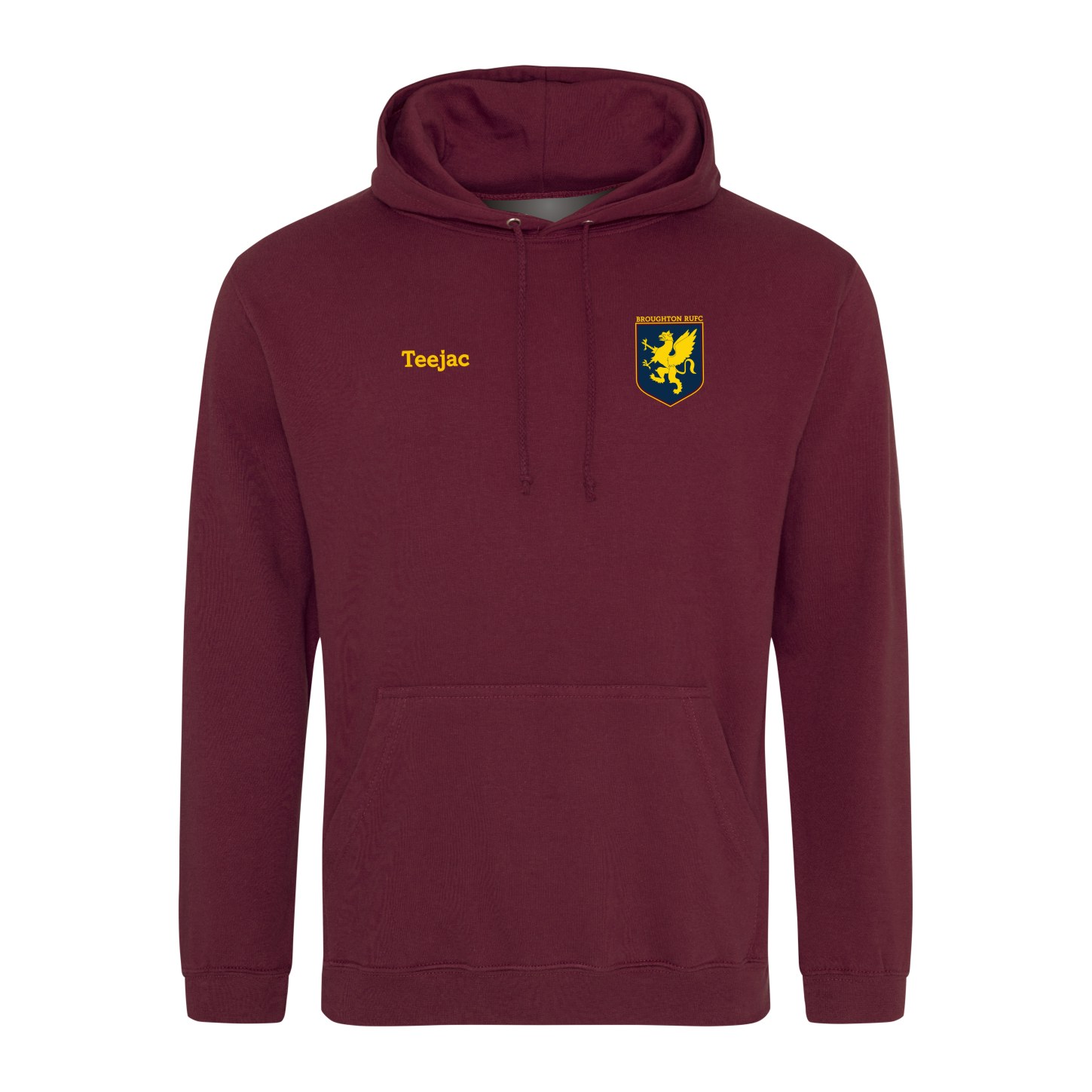 Broughton RUFC Classic Burgundy Hoody