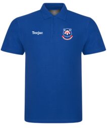 Clwb Rygbi Machynlleth Cotton Polo Royal Blue or Navy