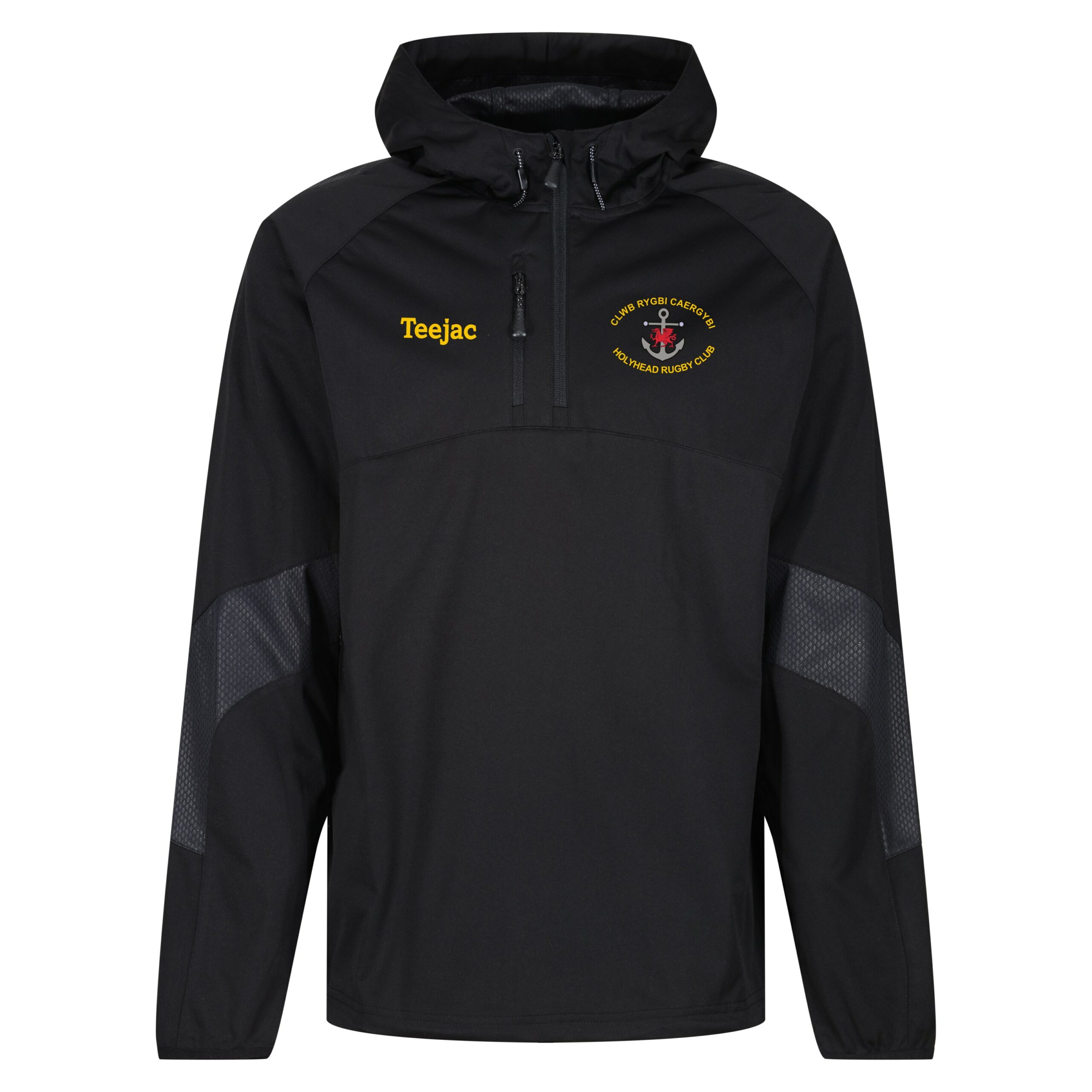 Holyhead RFC Junior Pro 1/4 Zip Hooded Jacket