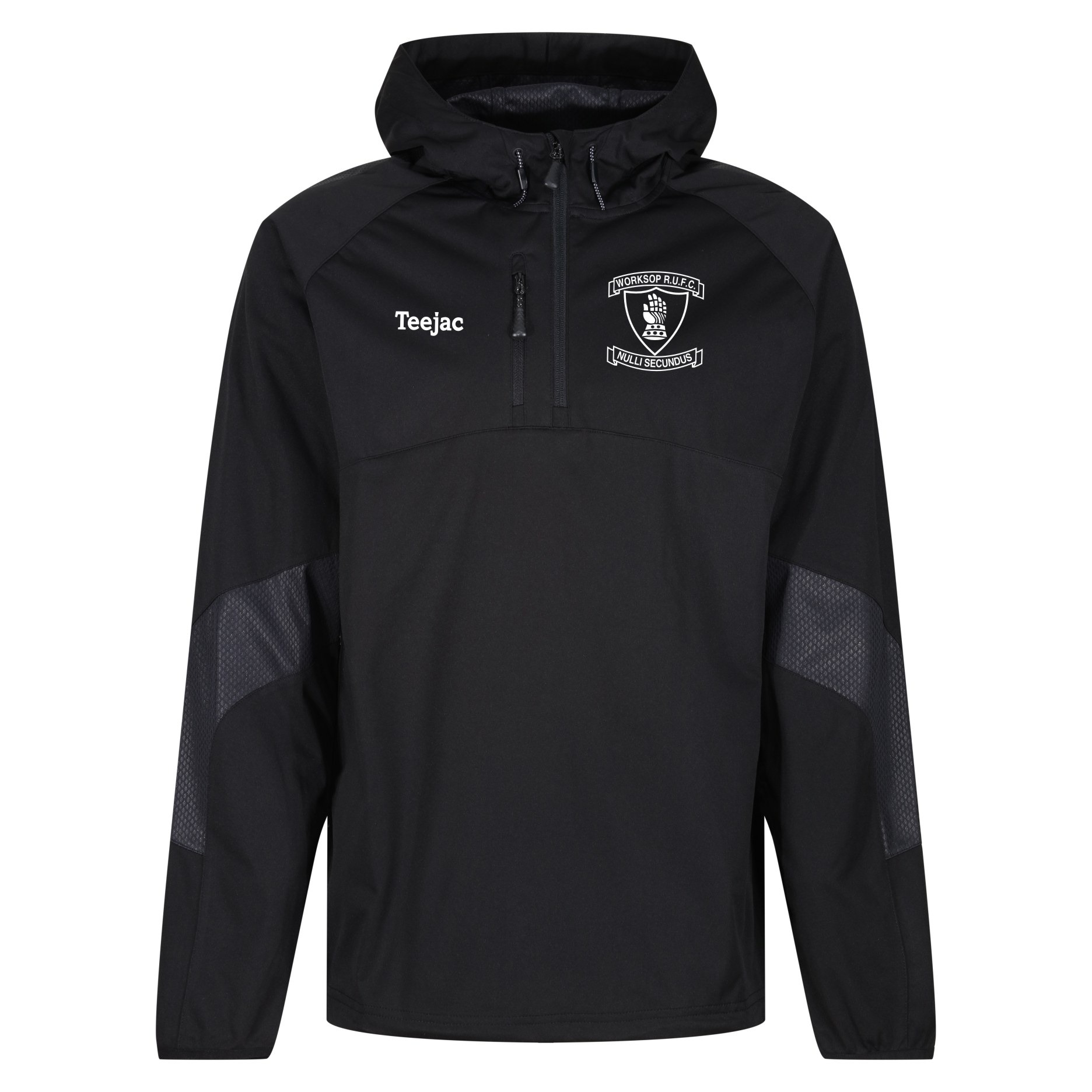 Worksop RUFC Pro 1/4 Zip Hooded Jacket