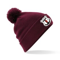 Trearddur Bay FC Burgundy Bobble Hat