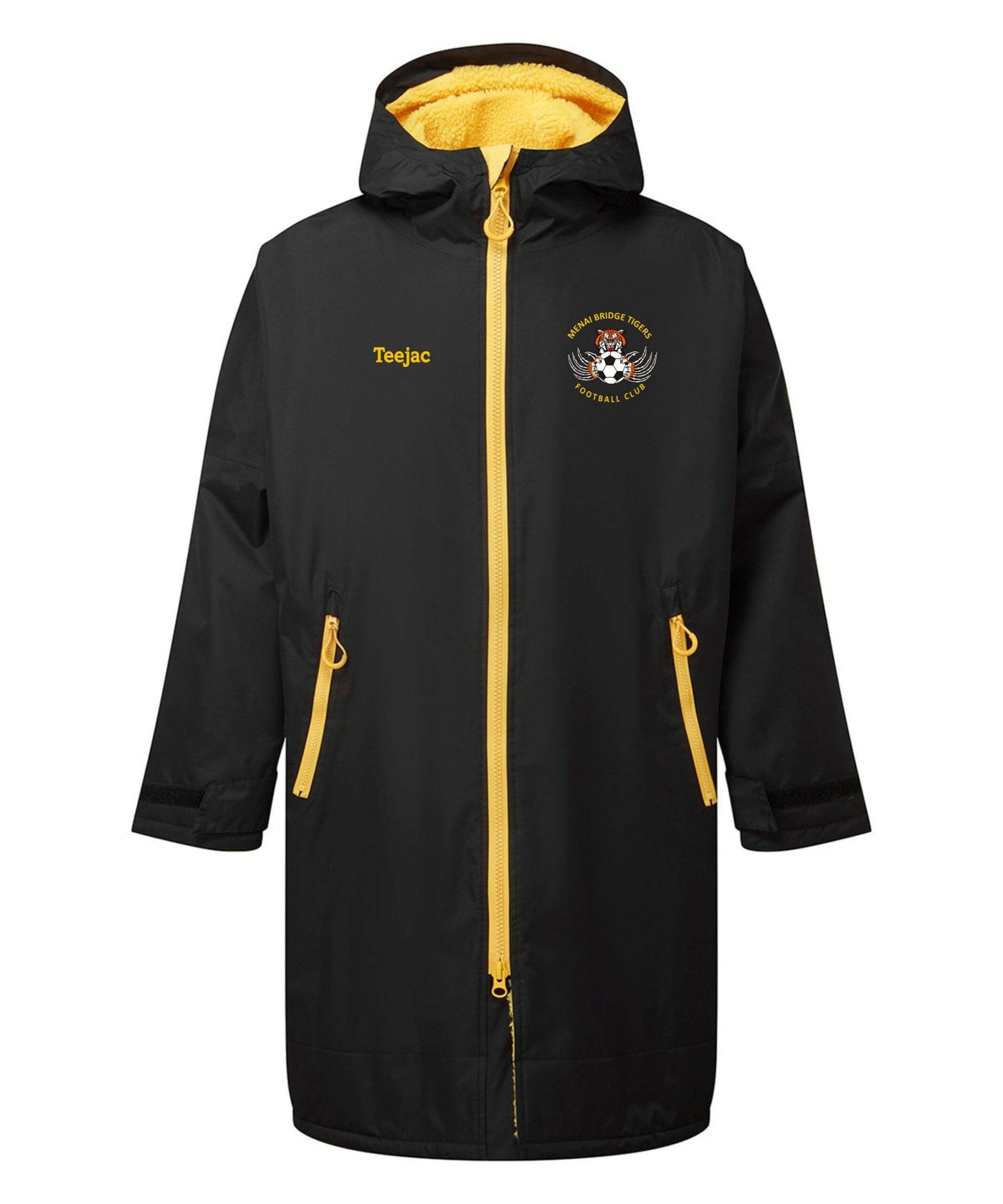 Menai Bridge Tigers FC Kids Changing Robe