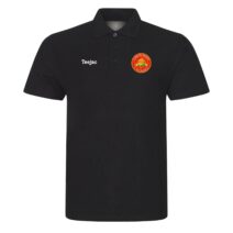 CPD Y Felinheli Black Cotton Polo