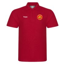 CPD Y Felinheli Red Cotton Polo