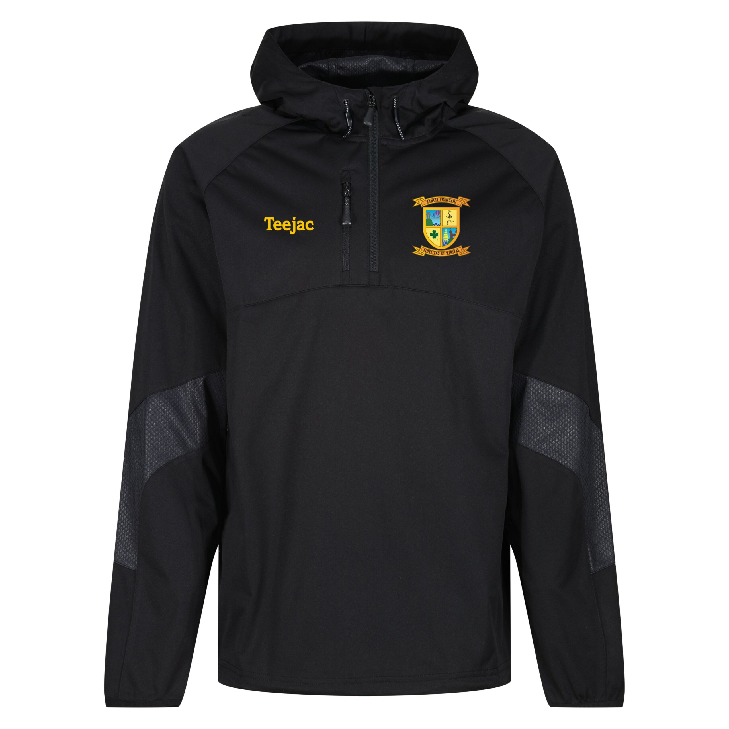 St Brendan's RFC Junior Pro 1/4 Zip Hooded Jacket