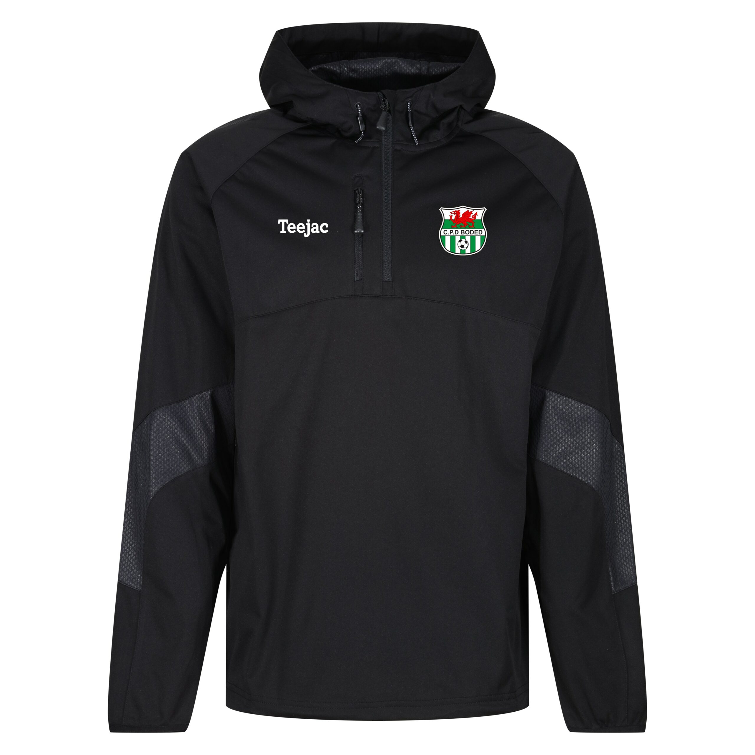 CPD Boded Kids Pro 1/4 Zip Hooded Jacket