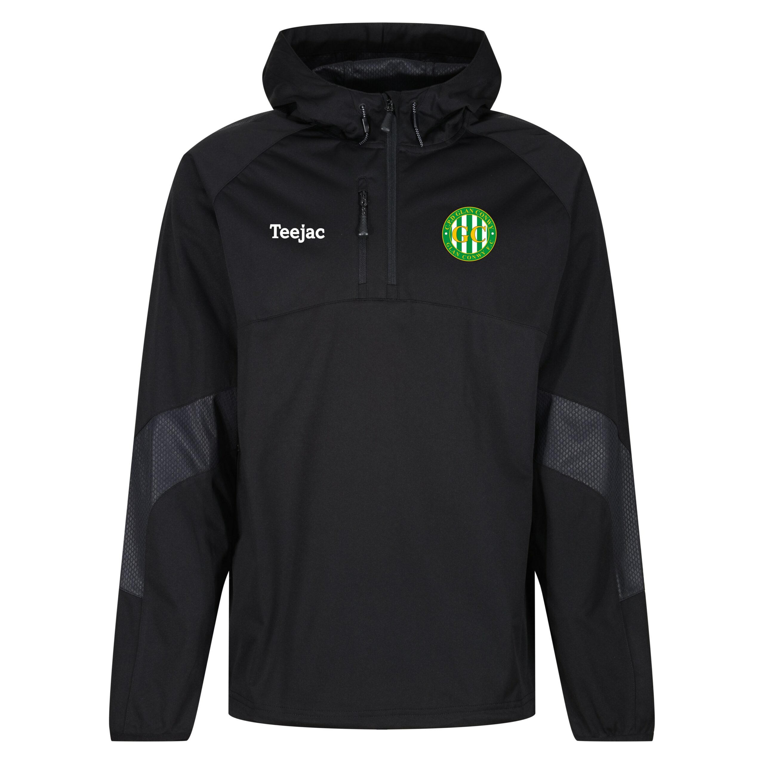 Glan Conwy FC Pro 1/4 Zip Hooded Jacket