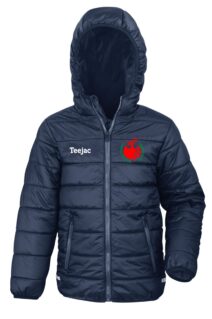 Penrhyn Bay FC Kids Contoured Hooded Jacket