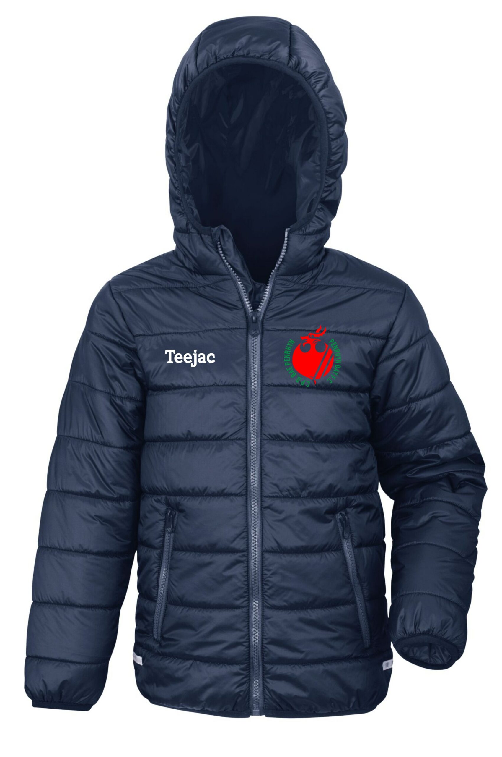 Penrhyn Bay FC Kids Contoured Hooded Jacket