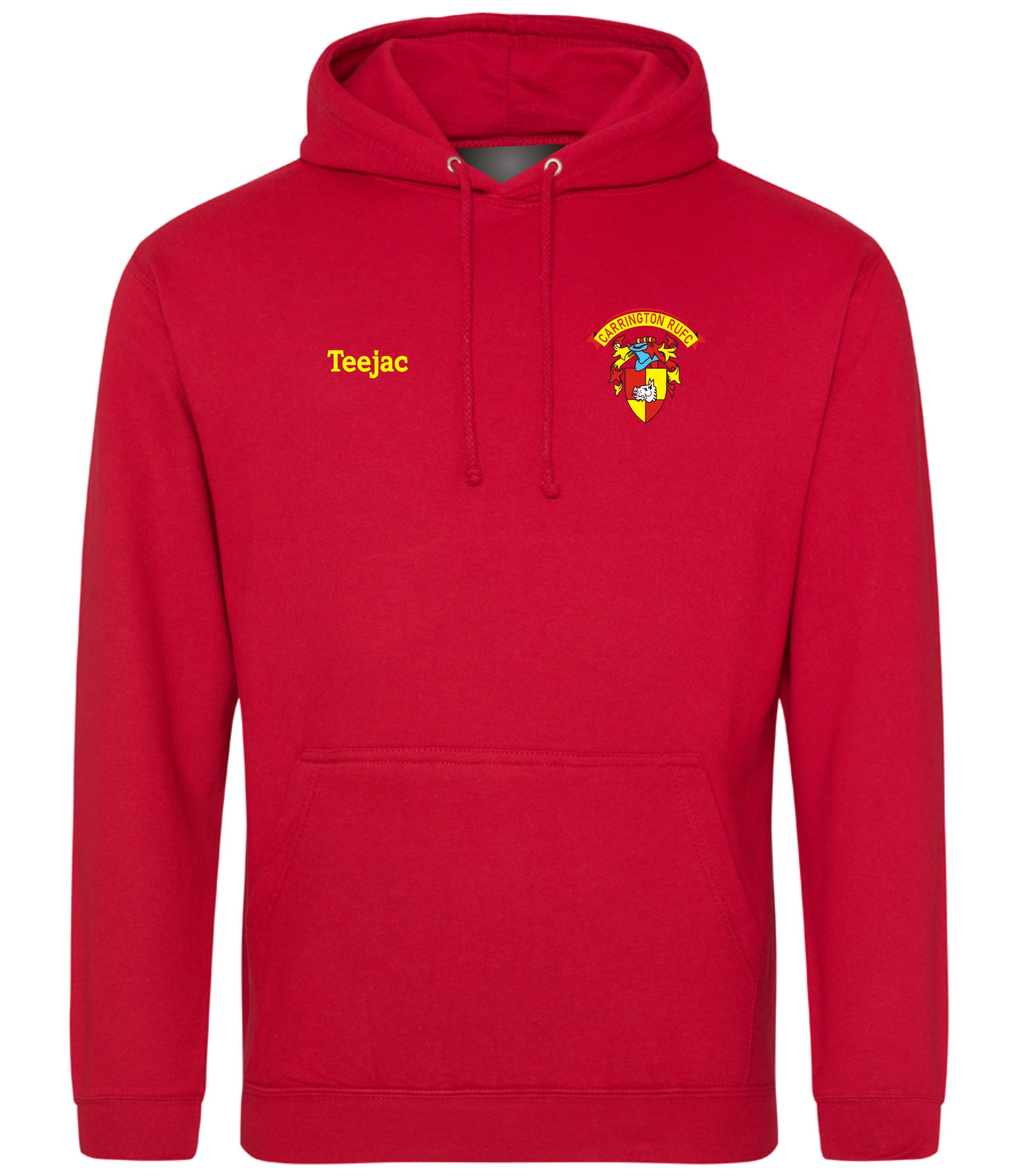Carrington RUFC Red Classic Hoody