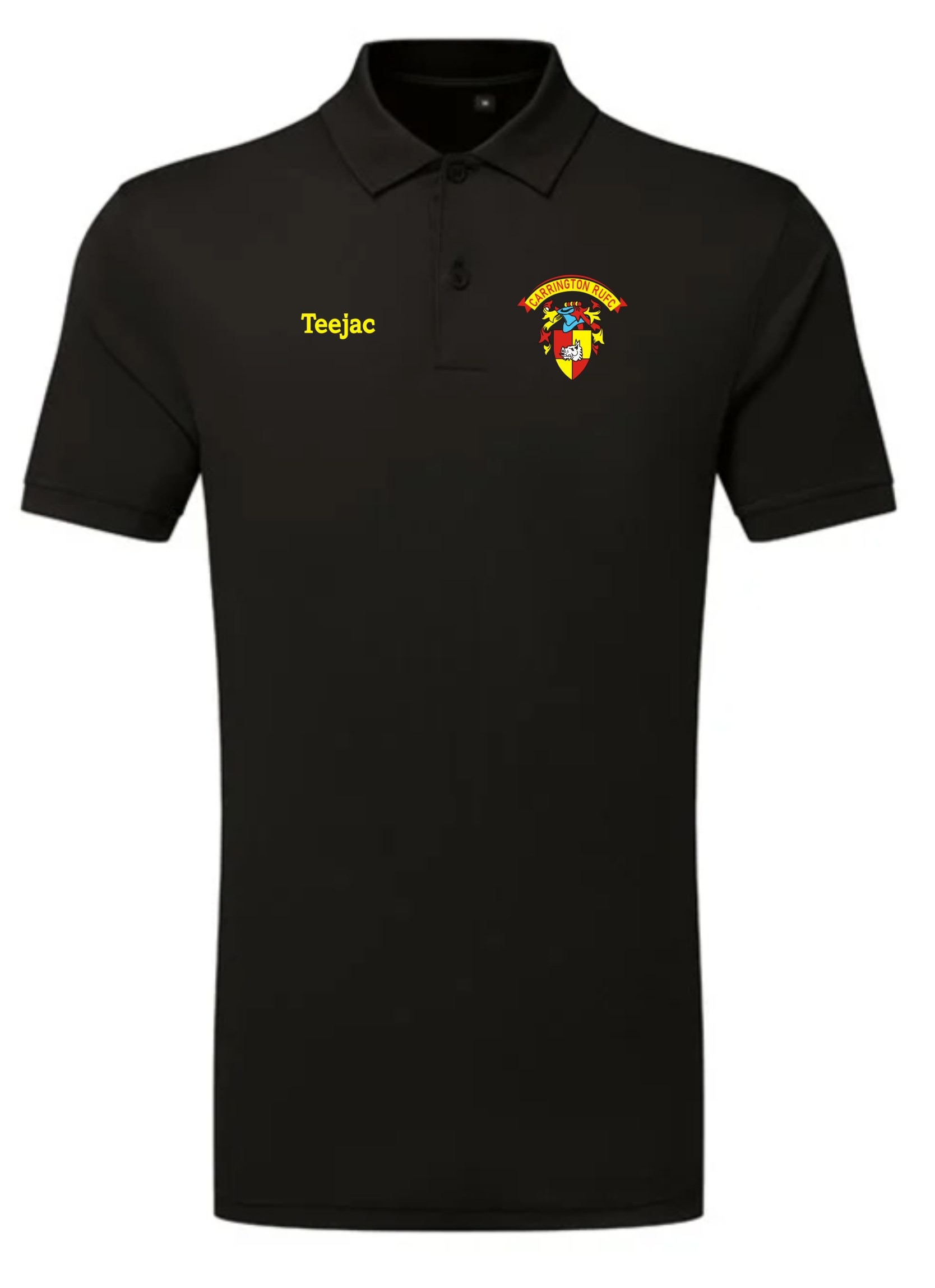 Carrington RUFC Black Sports Polo
