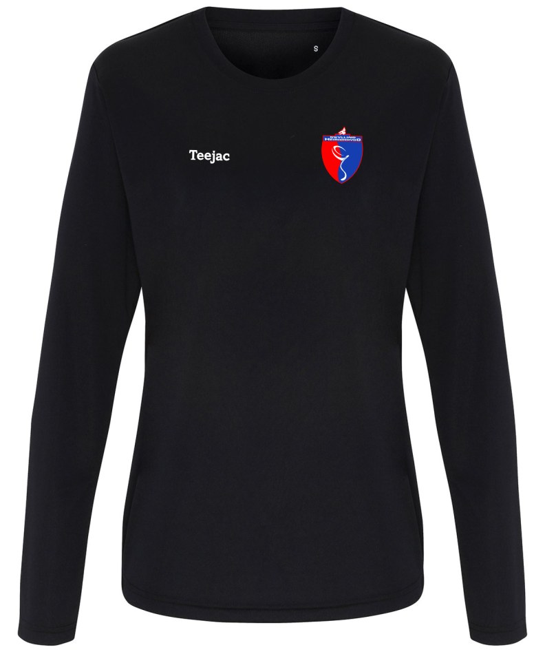 Gwylliaid Meirionnydd Ladies Fit Long Sleeve Sports T-Shirt
