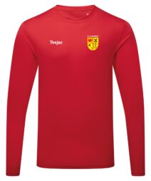CPD Gaerwen Red Long Sleeve Sports T-Shirt