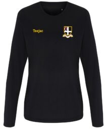 Moore RUFC Ladies Fit Long Sleeve Sports T-Shirt