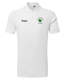 CPD Gwalchmai White Sports Polo