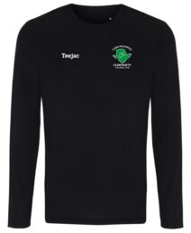 Glantraeth FC Black Long Sleeve Sports T-Shirt