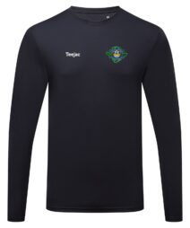 Amlwch Town FC Navy Long Sleeve Sports T-Shirt