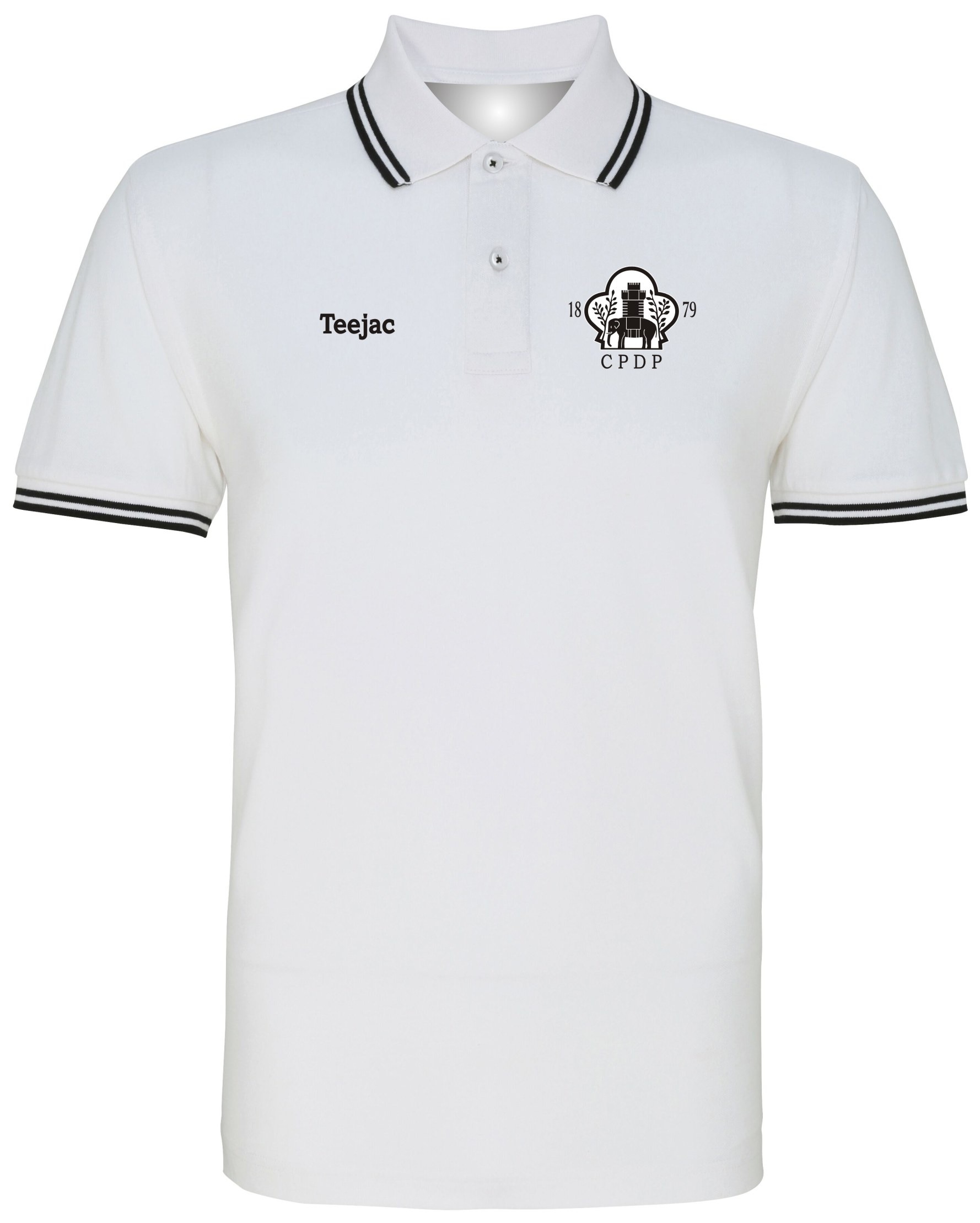CPD Pwllheli White Tipped Cotton Polo