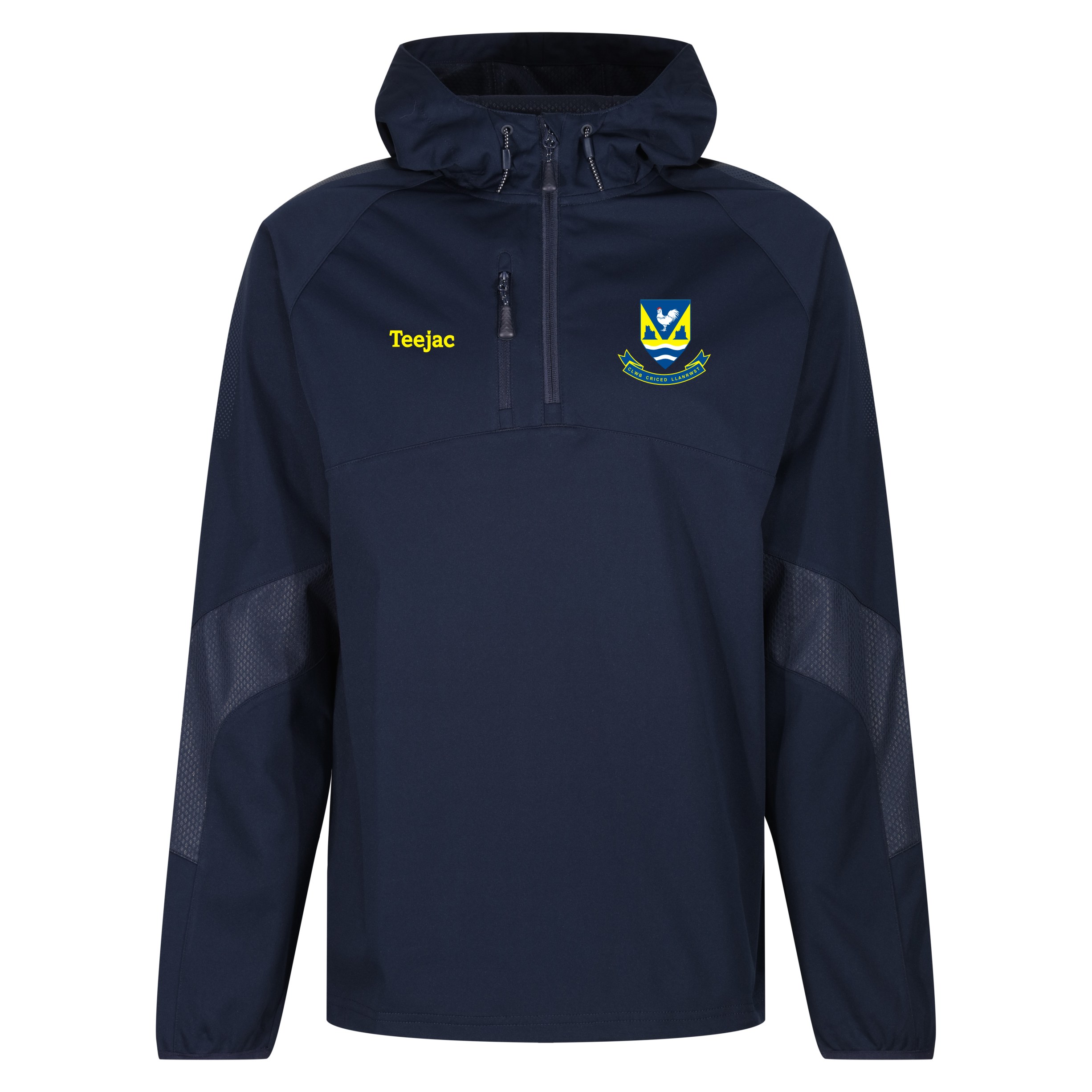 Clwb Criced Llanrwst Pro 1/4 Zip Hooded Jacket