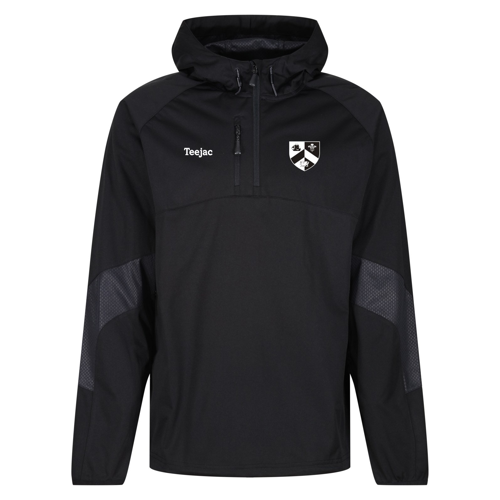 Caergybi FC Pro 1/4 Zip Hooded Jacket