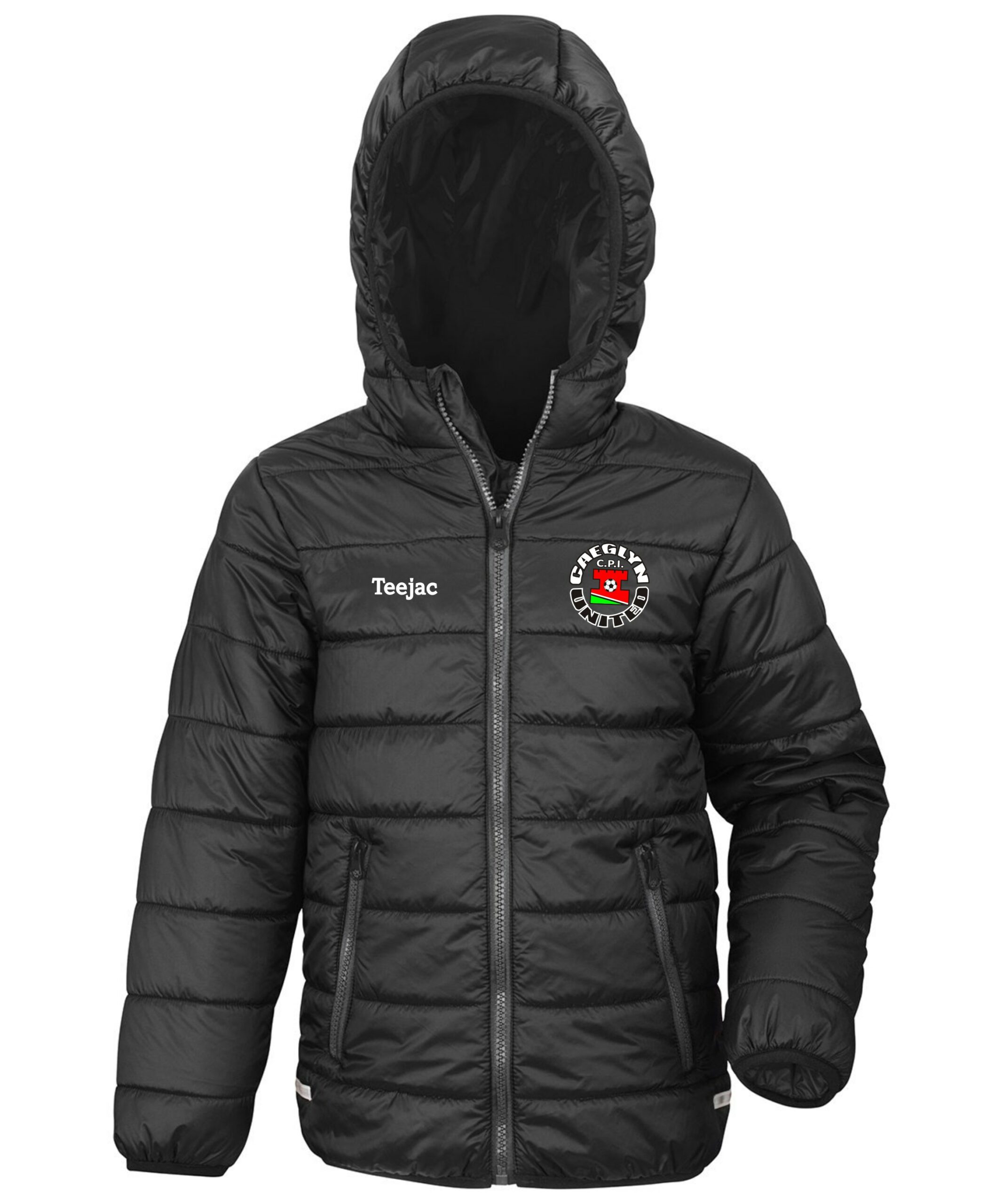 Cae Glyn United Kids Contoured Hooded Jacket